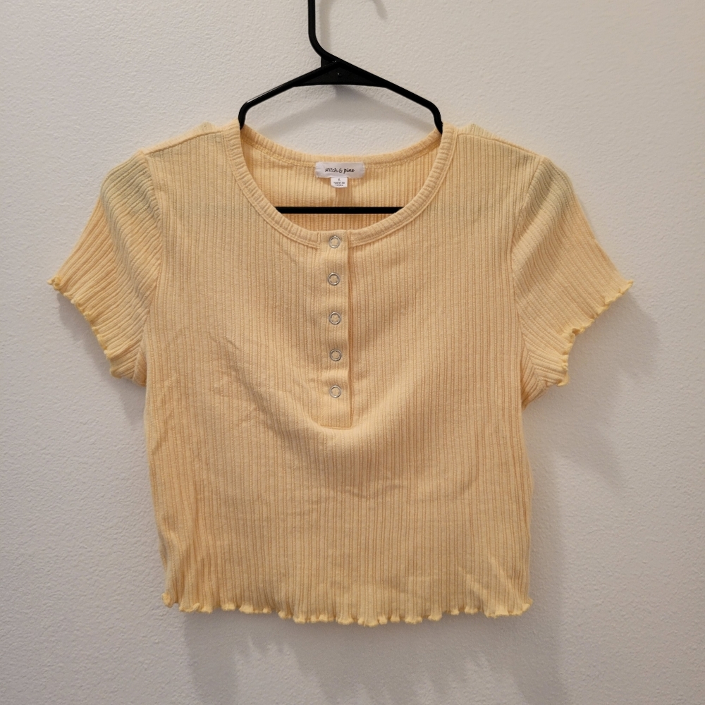 Stitch & Pine Ribbed Crop Top